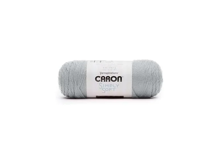 Caron Simply Soft Yarn- Feathered Gray
