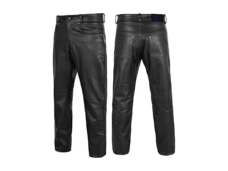 Jayefo Alpha Cycle Gear Leather Motorcycle Pant