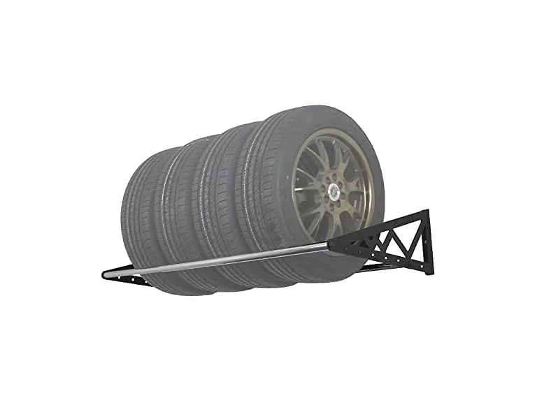 SafeRacks Adjustable Steel Wall Mount Tire Rack