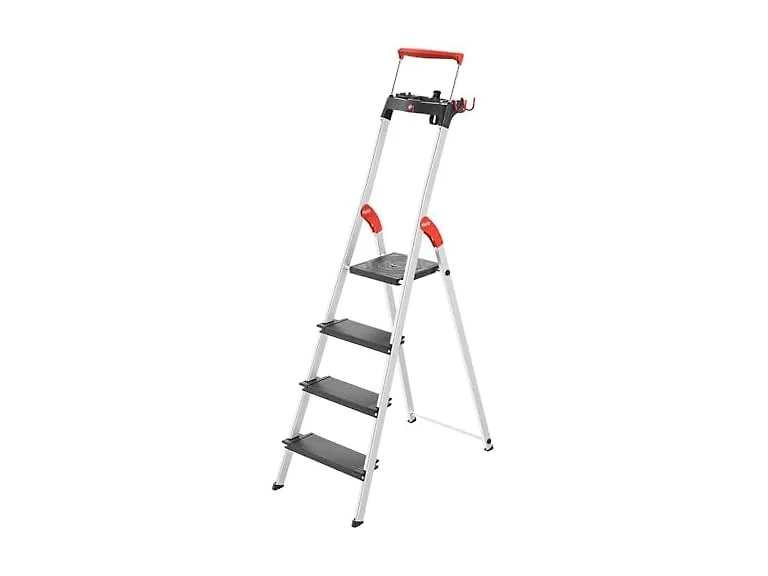 Hailo L100 Topline 4-Step Aluminum Step Ladder