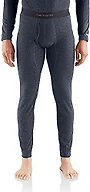 Carhartt Men's Force Midweight Synthetic-Merino Wool Blend Base Layer Pant - 2X-Large Regular - Navy Heather