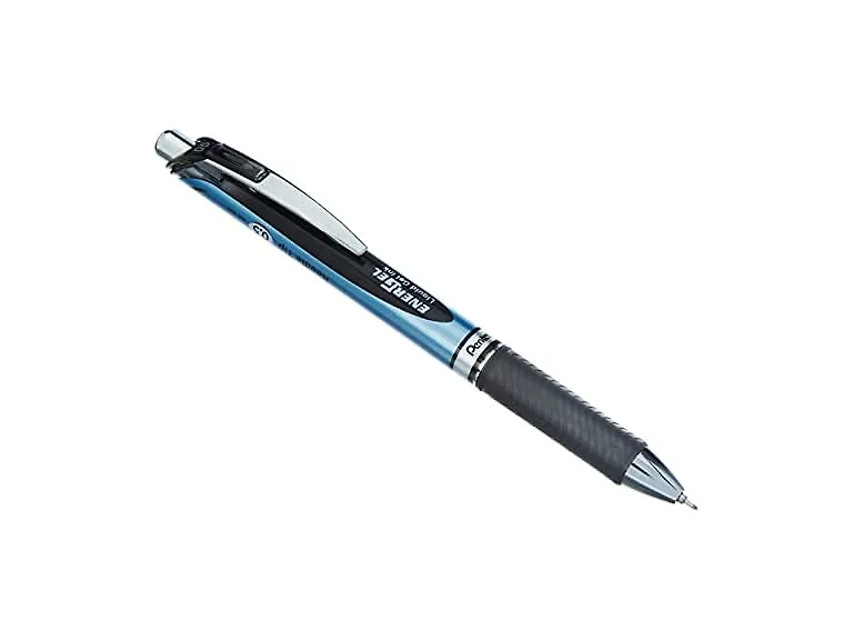 Pentel Energel Knock Ballpoint Pen, 0.5mm Black Ink