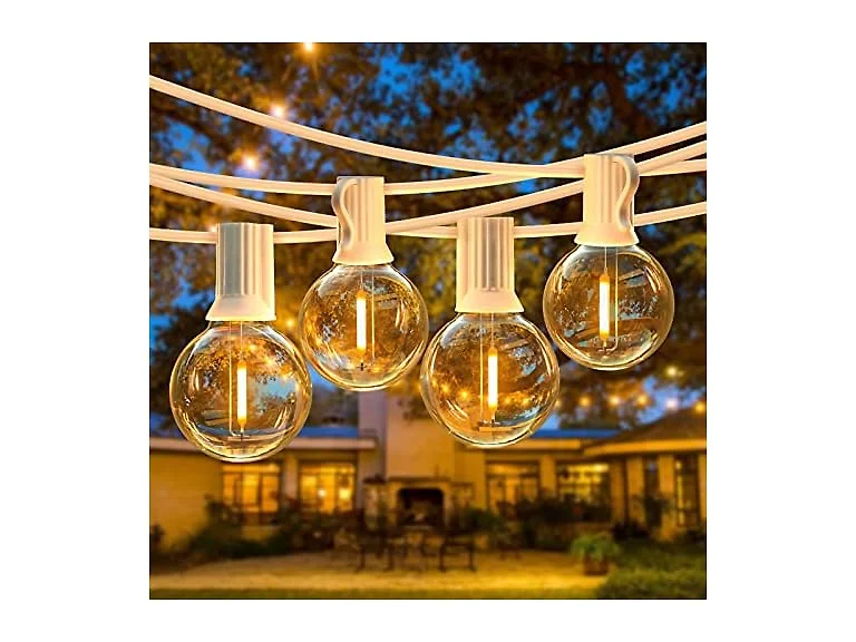 50FT LED G40 Globe String Lights 2200K