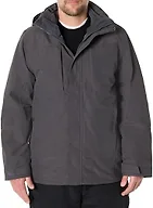 Amazon Essentials Men's Water Resistant 3 in 1 Snow Jacket, Charcoal, XX-Large