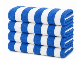 Noble House NH-Cabana Towel- 2Pk- Blue 36x66 2Pk Cab
