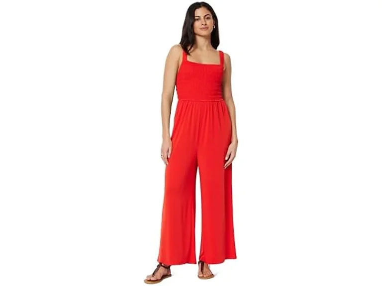 Amazon Essentials Women Square Neck Wide Jumpsuit