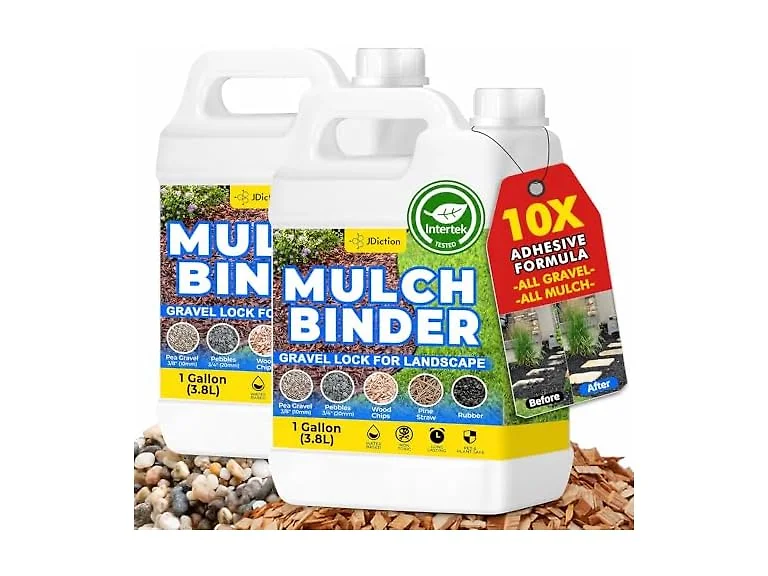 Jdiction 2 Gallon Mulch Binder for Landscaping