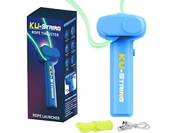 Lasso String Shooter Loop Toy Handheld Zip Rope Launcher Propeller