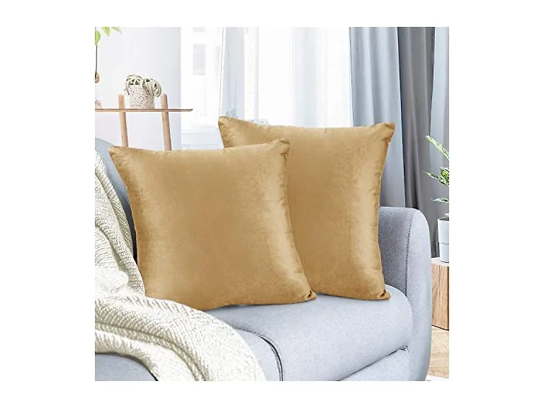 Nestl Throw Pillow Covers, Cozy Velvet