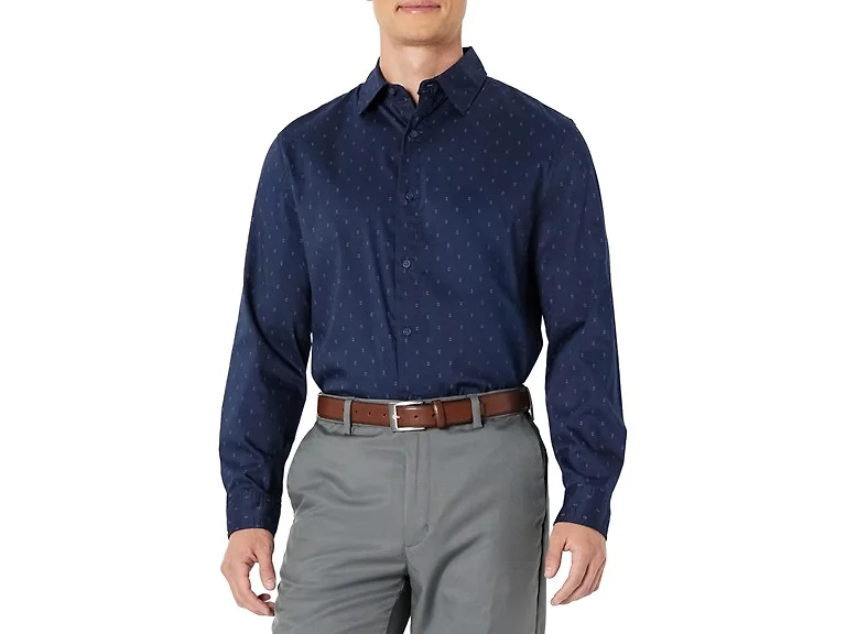 Amazon Essentials Men's Long Sleeve Dress Shirt