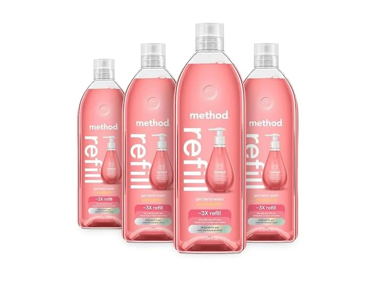 Method Gel Hand Wash Refill Pink Grapefruit 34 oz