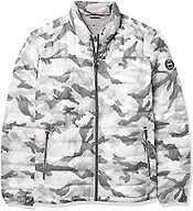Tommy Hilfiger Men's Ultra Loft Lightweight Packable Puffer Jacket (Standard and Big & Tall), White Camouflage, 5X