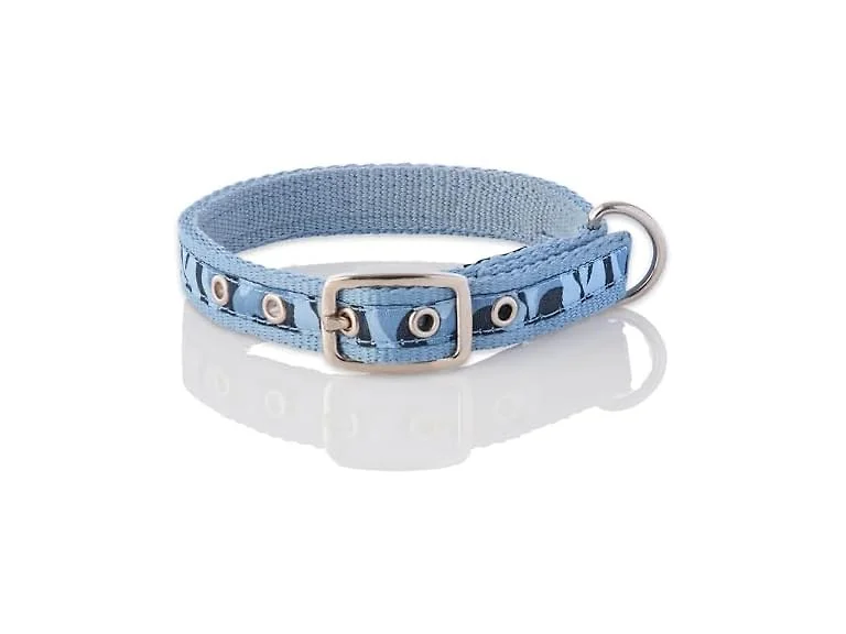 Remy II - The Recycled Ribbon Collar, Navy Camo, X-Large