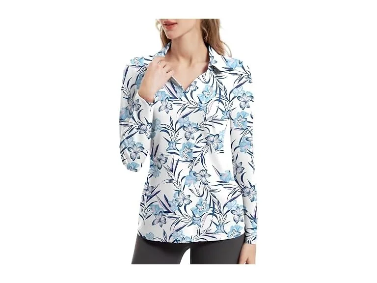 FKEEP Women's Tennis Golf Shirt Long Sleeved Top