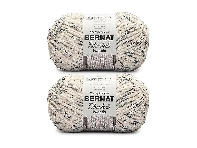 Bernat Blanket Tweeds Soft Crochet Yarn for