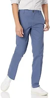 Amazon Essentials Men's Slim-Fit Wrinkle-Resistant Flat-Front Chino Pant, Indigo Blue, 40W x 34L