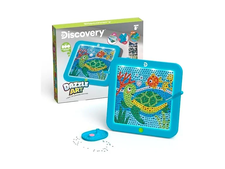 Discovery™ Dazzle Art Light-Up Diamond Painting Kit