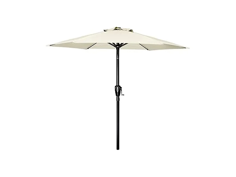 Simple Deluxe 7.5ft Patio Umbrella White