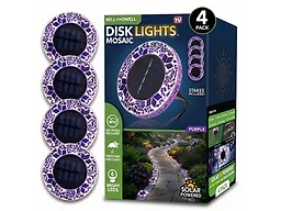 BELL + HOWELL NB-8632 Pack Of 4 4Pack Mosaic Disk Light P