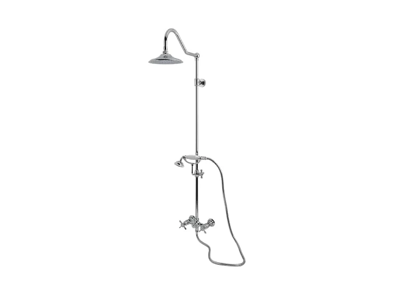 Kingston CCK3661BEX Rain Drop Shower System, Polished Chrome