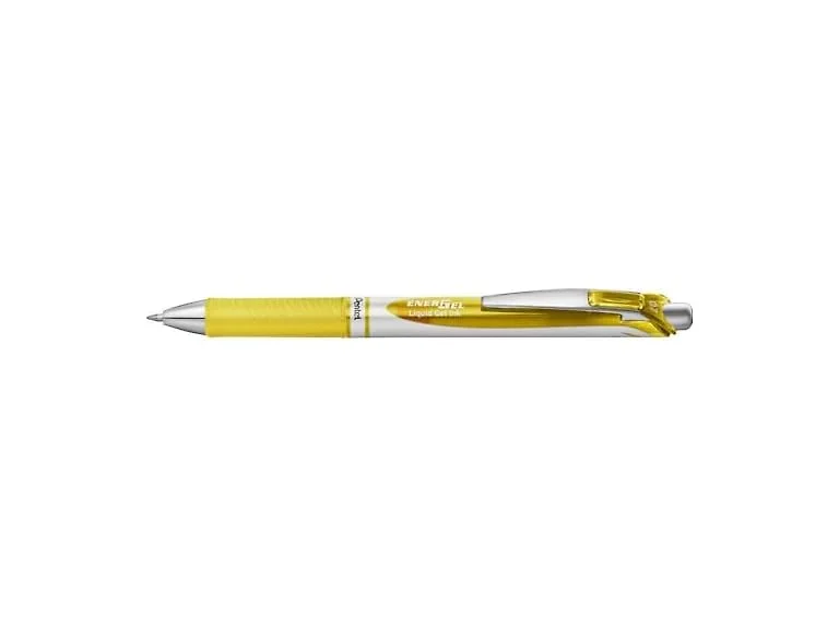 Pentel EnerGel Xm 0.7mm Rollerball - Yellow