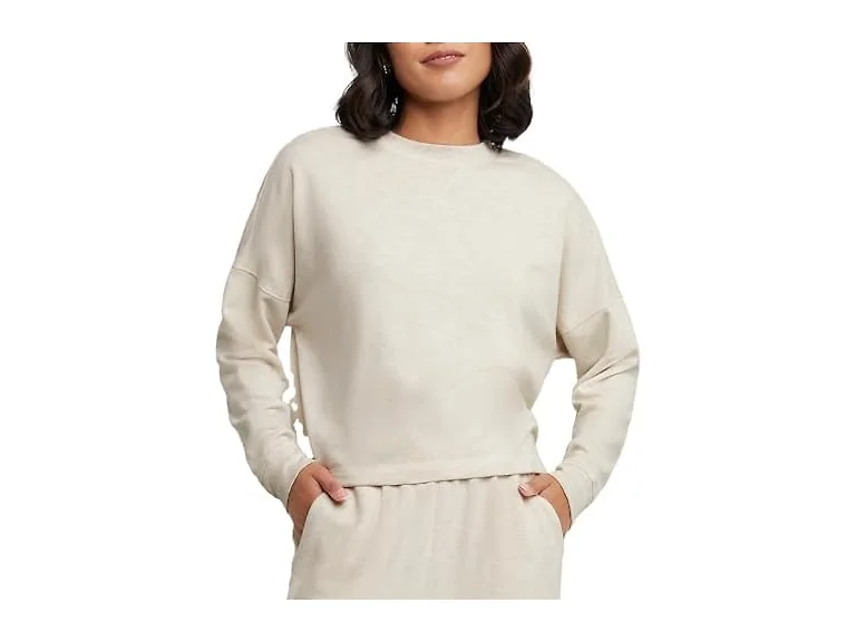 Hanes Women Originals Fleece Crop Sweatshirt
