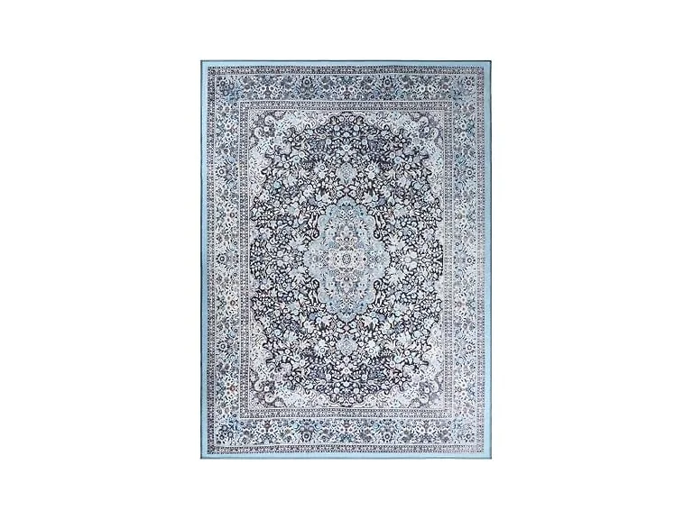 Superior Modern Geometric Floral Medallion Indoor Area Rug