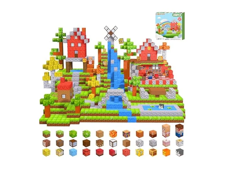 LionFuny 200PCS Magnetic Blocks