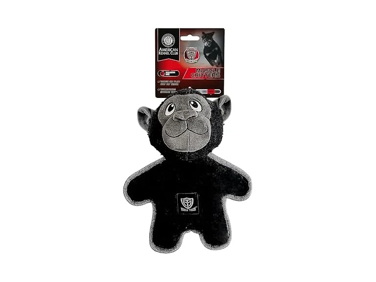 American Kennel Club Plush Dog Toy with Squeaker, Gorilla