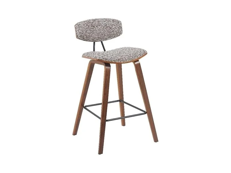 Armen Fox Counter Bar Stool, Walnut