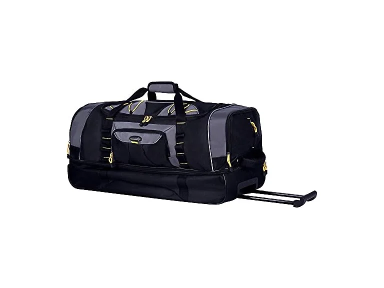 TPRC Sierra Madre Duffel Bag, Black, 30" Rolling