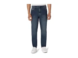 Amazon Essentials Men's Athletic Fit Jeans with Extra Room in Hip and Thigh, Low Stretch Denim, 5 Pocket Styling, Tinted Dark Wash, 29W x 34L