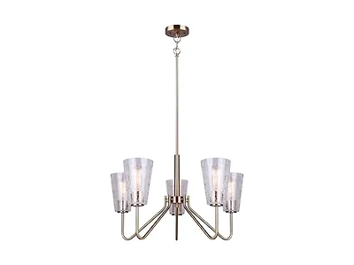 Canarm Rod Chandelier, Gold Finish with