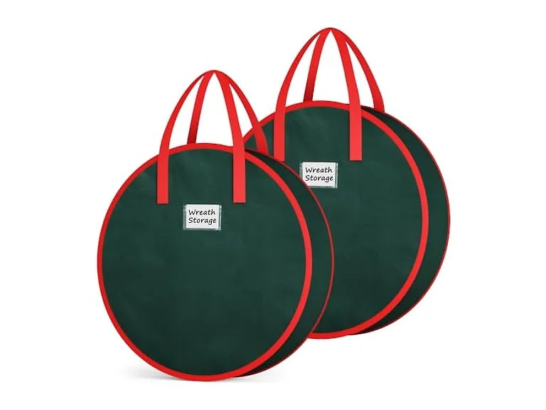 Criusia 2-Pack Wreath Storage Bag 36in