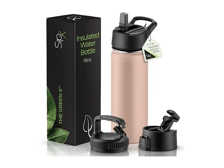 SipX Triple-Insulated Stainless Steel Water Bottle