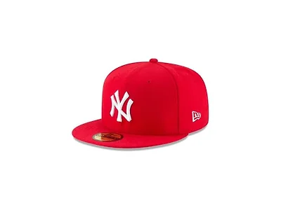 Yankees 59FIFTY Red White Fitted