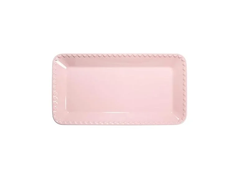 Paris Hilton Rectangle Ceramic Stoneware Tray
