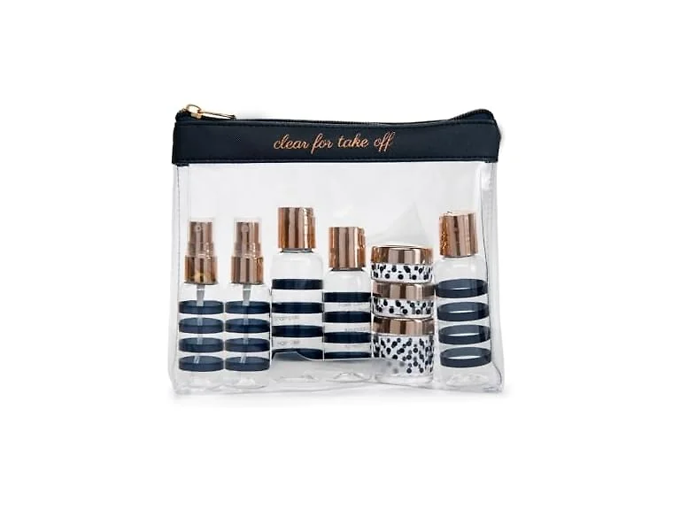 MIAMICA Bottle Set - Navy/Gold, 12 Piece
