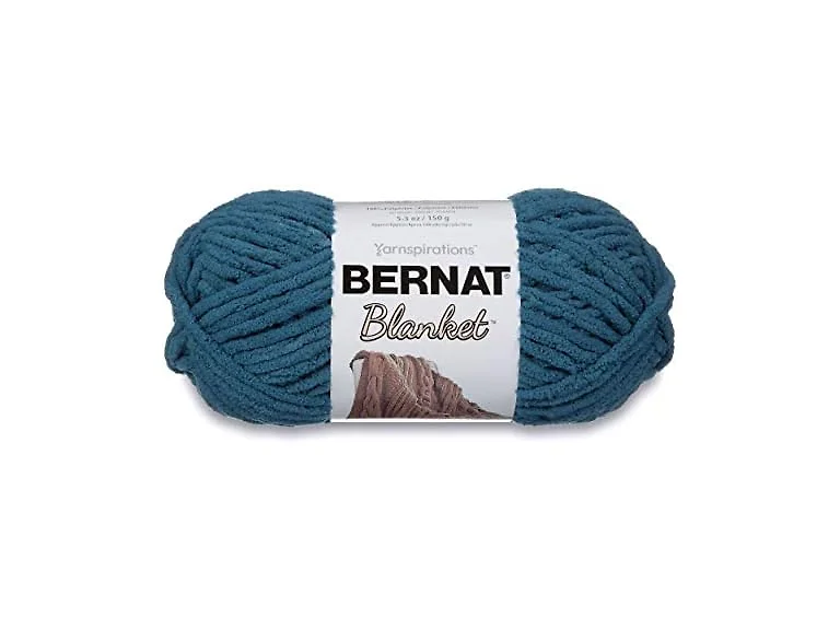 Bernat Blanket Super Bulky Yarn, 5.3oz, Dark Teal