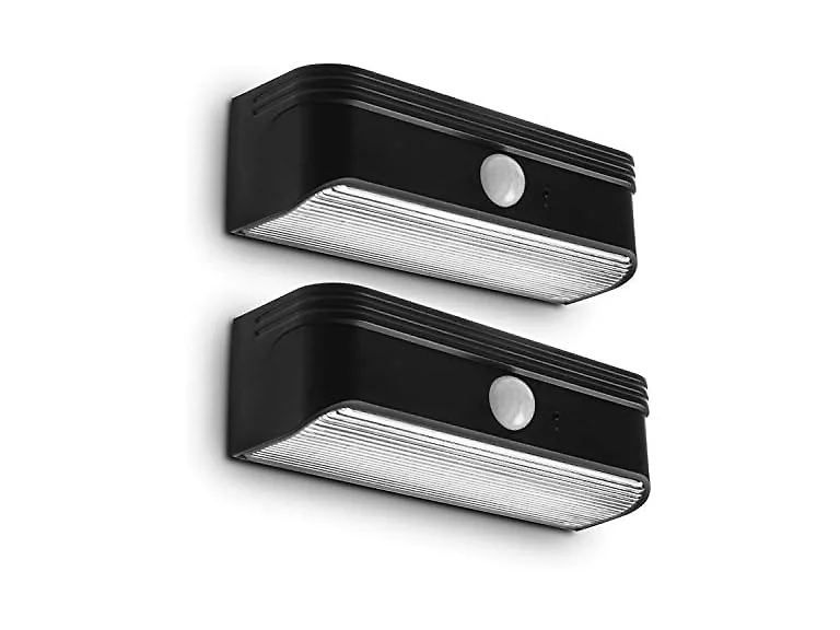 Home Zone ELI0989V 2PK Solar Step Lights