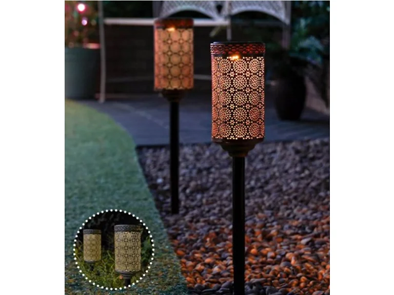 hakol BH-542-6 PACK 6 Pack Solar Stylish Lights Black