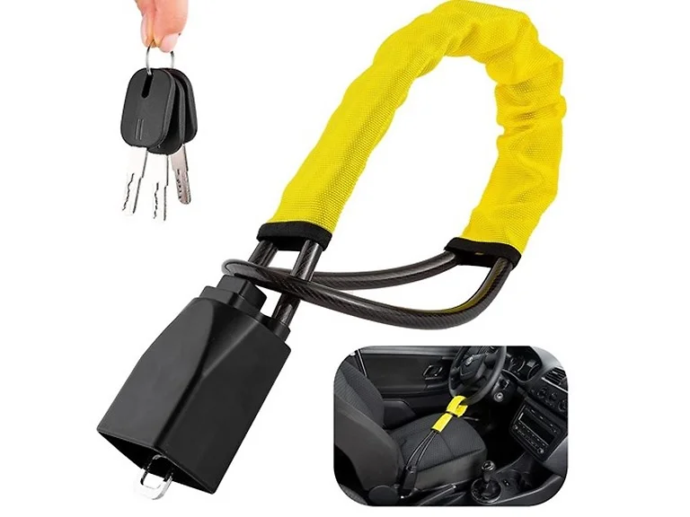 Anti-Theft Wheel Lock Seat Belt Lock