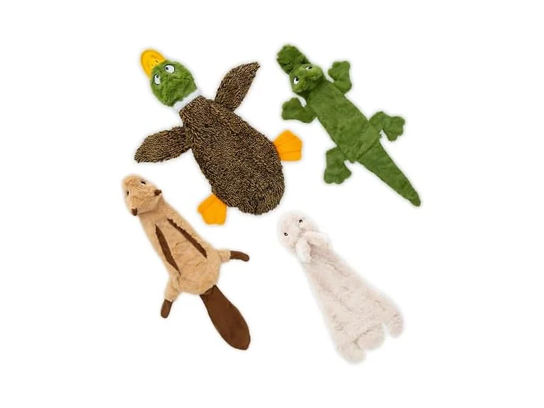Best Pet Supplies Squeaky Dog Toys with Soft 4Pk