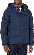 Amazon Essentials Men's Heavyweight Hooded Puffer Coat, Navy, XX-Large