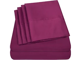 Deluxe Solid Microfiber Sheet Set