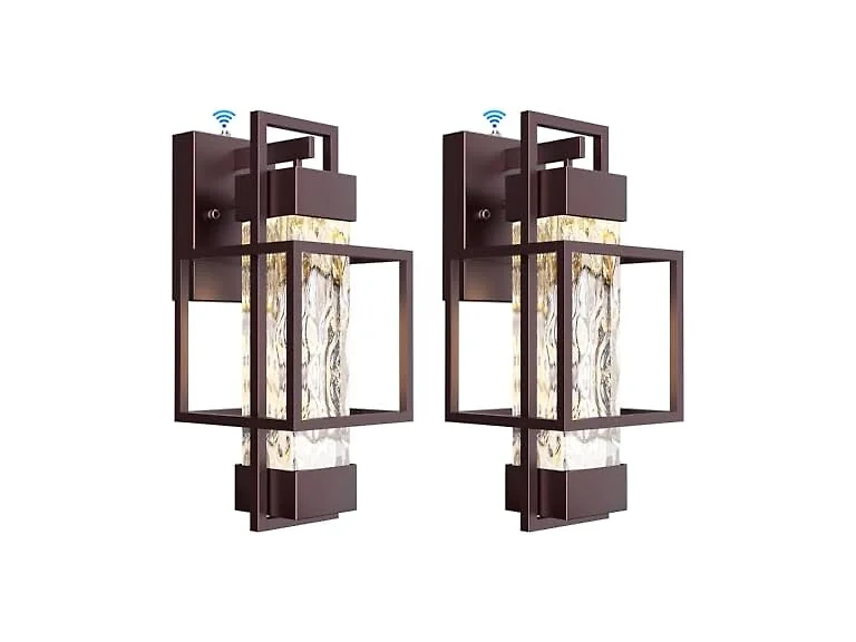 PARTPHONER Wall Lights 2 Pack Brush Gold (Open Box)