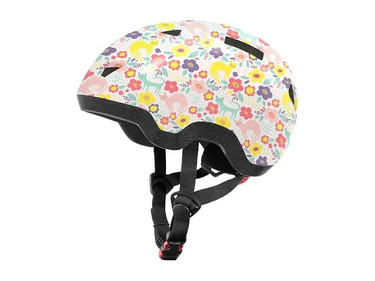 Flower Kitten Kids/Toddler Bike Helmet