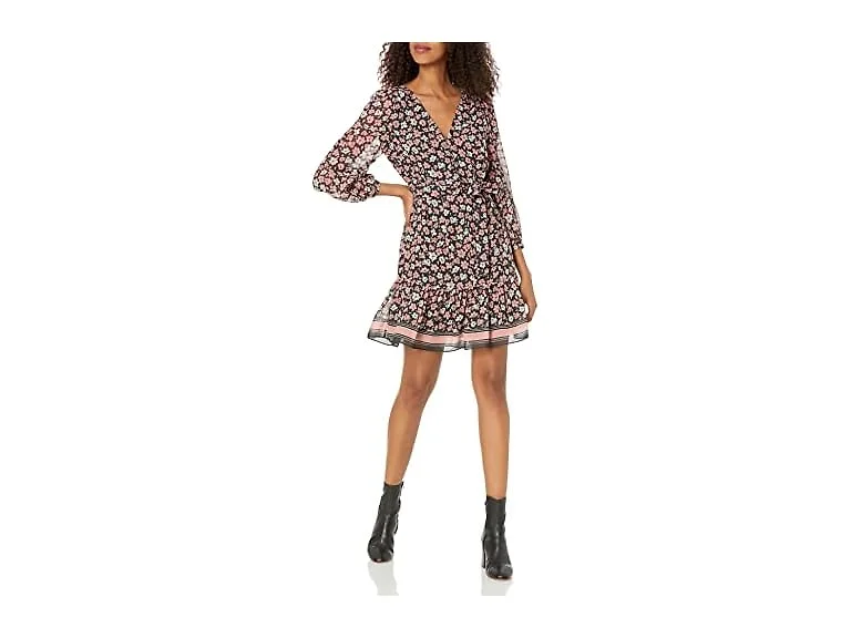 Club Monaco Women (00) V-neck Paneled Dress