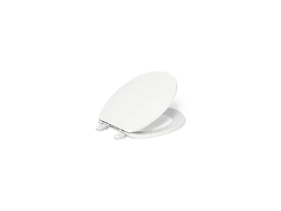KOHLER K-4775-0 Brevia Round Toilet Seat with Quic