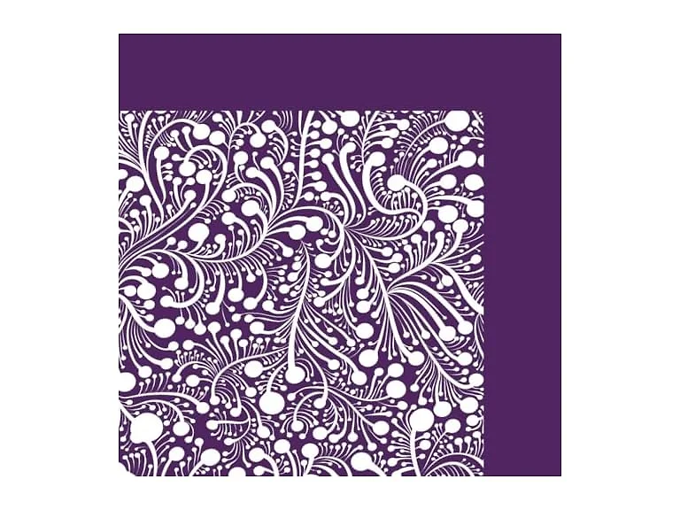 Bluesky Trading Cocktail Napkins Purple Shrub Case
